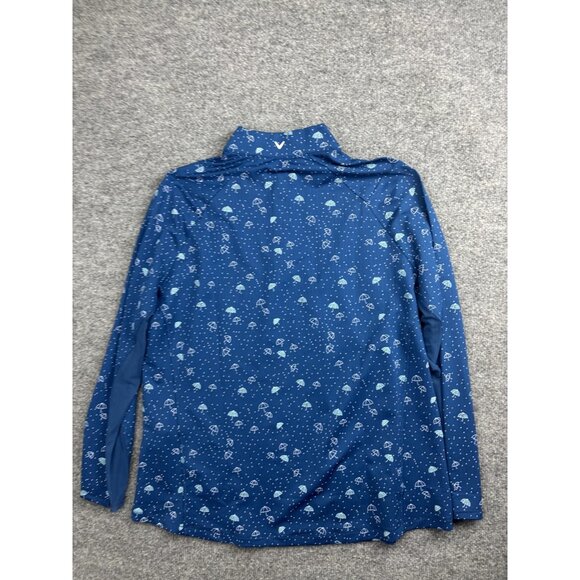 Callaway WEATHERSERIES Pullover Mens 2XL Long Sleeve 1/4 Zip Umbrella Golf Shirt - Picture 7 of 7